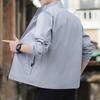 Neue Herrenjacke Top Große Größe Herren Freizeit Stehkragenjacke Modejacke
