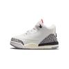 Air 3 Retro TD White Cement Reimagined Baby Sneakers Summit-White Fire-Red Black DM0968-100