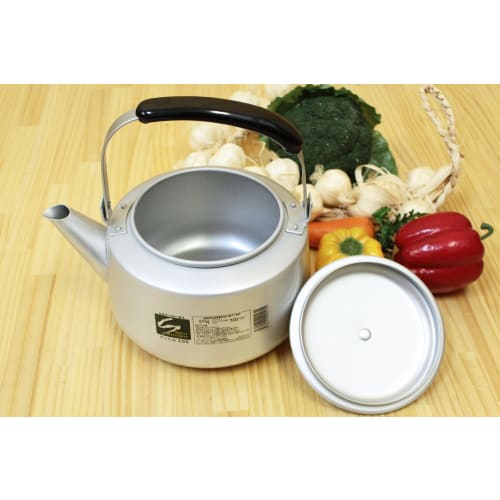 Nansen Japan Silver Melitas Kettle, 3.0L, for direct flame use only
