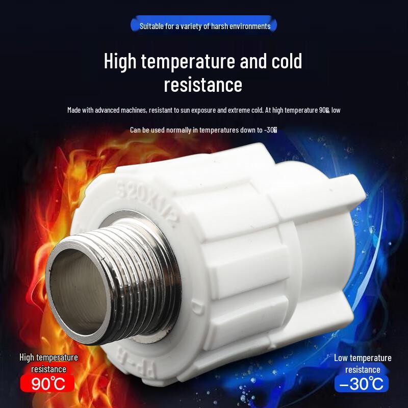 PPR External Thread Direct Hot-Melt Pipe Fitting