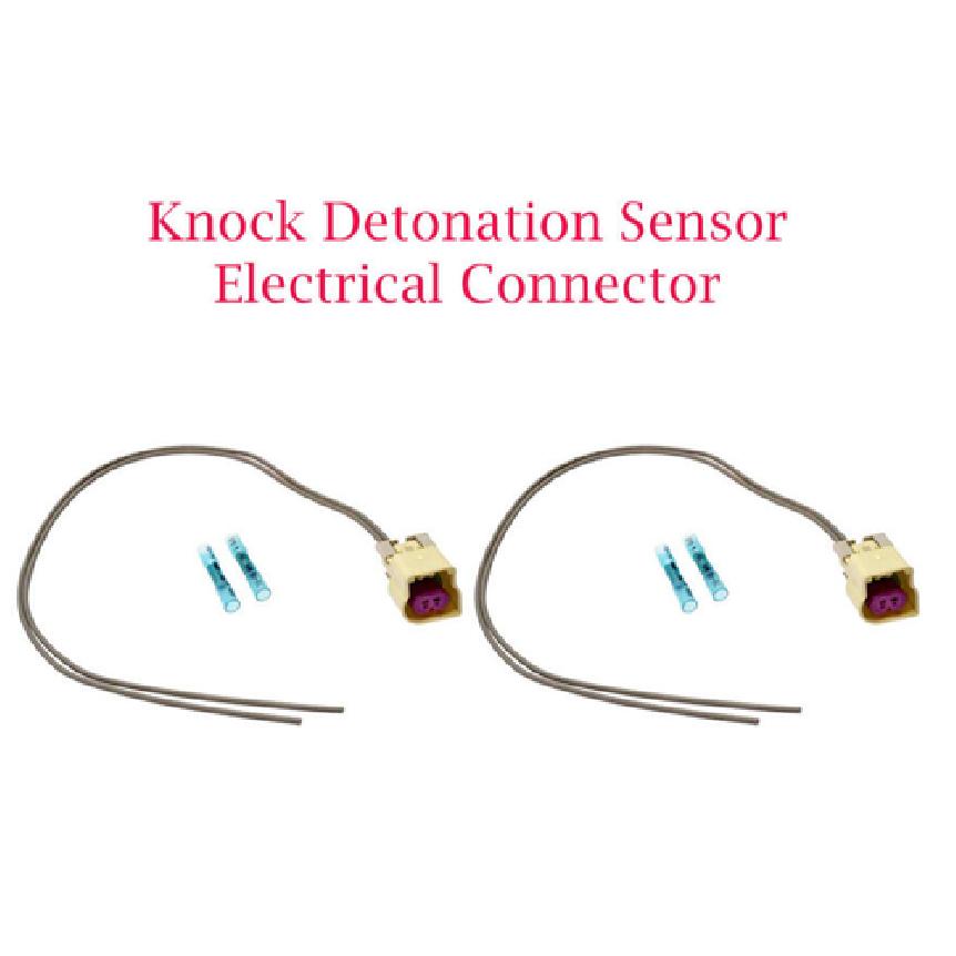 Set of 2 Knock Sensor Connectors Fits GM GMC Hummer Isuzu Saab 2003-2006