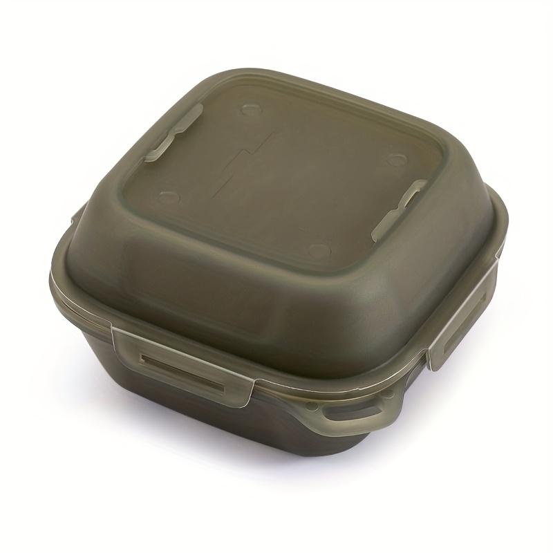 1PC Portable Multi-function Buckle Egg Box, Compartment Egg Transport Box зелёный