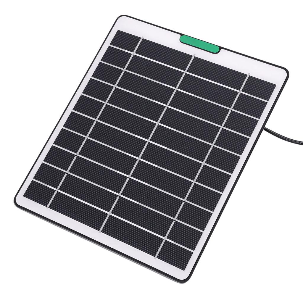 5W Solar Panel Fit for   Pro 5S Surveillance Camera Monocrystalline Silicon Solar  r with 3 Pin Interface for Security Camera Doorbell