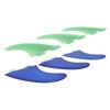 3PCS Surfboard Thruster Fins Fiberglass Fishtail Surfboard Fin Replacement for FCS1