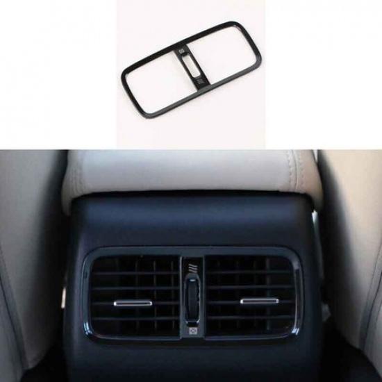 For Honda CR-V Black Steel Cover Trim Rear Armrest AC Air Outlet Vent 2012-2016