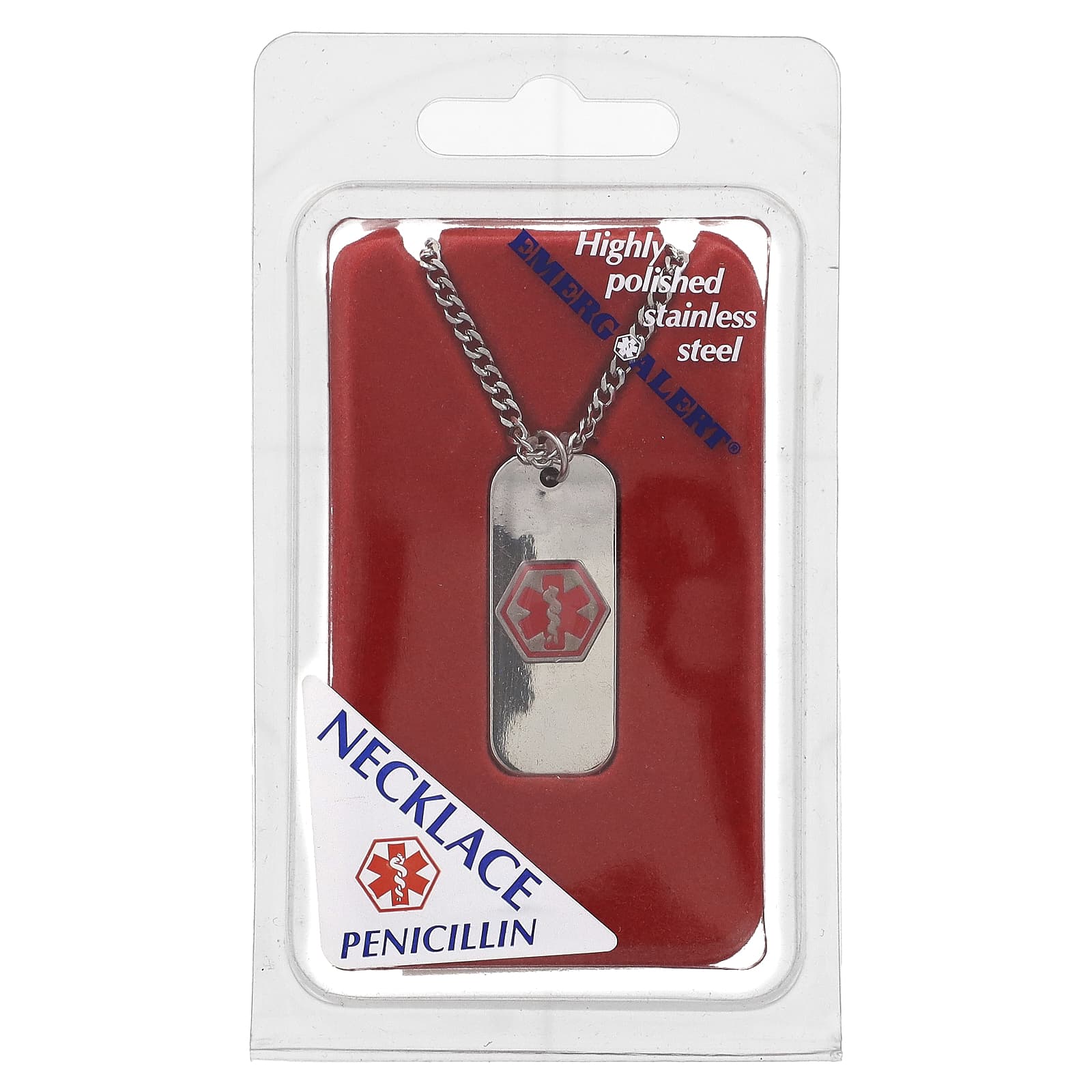 

Emerge-Alert, Penicillin Allergy Necklace, 1 Piece