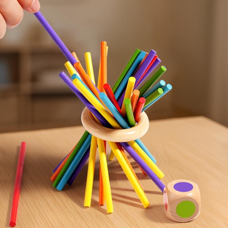 Dřevěná past na tyčky Dřevěná puzzle hra Interaktivní desková hra pro více hráčů