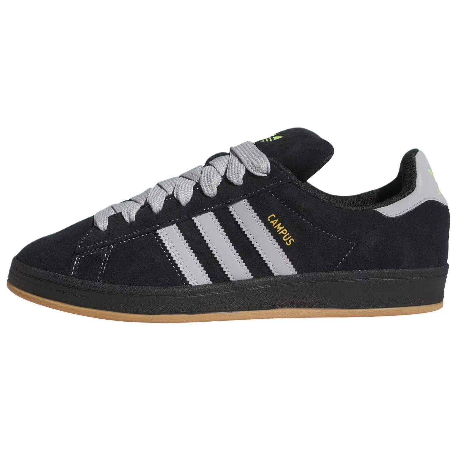 

Adidas Originals Campus 90s Slip Resistant Abrasion Resistant Low top Skateboard Shoes Unisex Black JP8206 37⅓