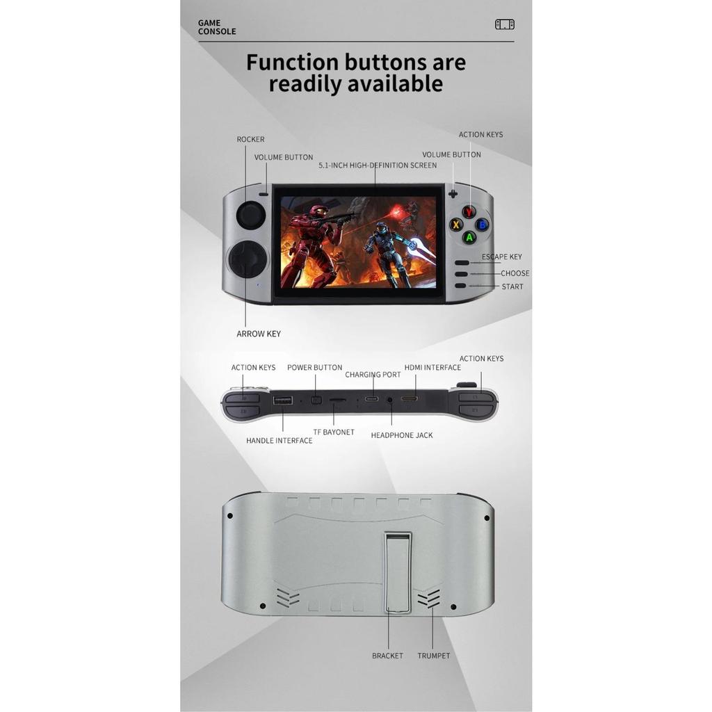 Consola de juegos portátil PSP versión Mech compatible con batalla de dobles Arcade portátil