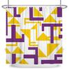 3d Bathroom Curtains Colorful Geometry Shower Curtains Waterproof Polyester Fabric With Hooks Home Decor Washable Bath Curtain