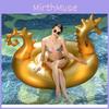 Environmental Pvc Inflatable Floating Seahorse Water Ride Golden Seahorse Pvc Inflatable Water Ride