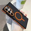 Matte Clear Magnetic Wireless Charging Phone Case for Samsung Galaxy S25 S22 S23 S24 Ultra Plus S23FE S24FE Magsafe Cover