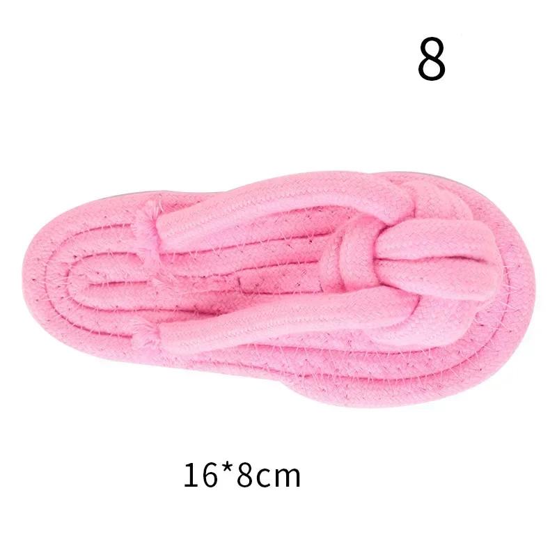 1pcs Pet Chewing Toys Mini Pet Teeth Cleaning Interactive Toy Cotton Rope Bite Resistant Anti Swallowing Dog Toys Dog Supplies