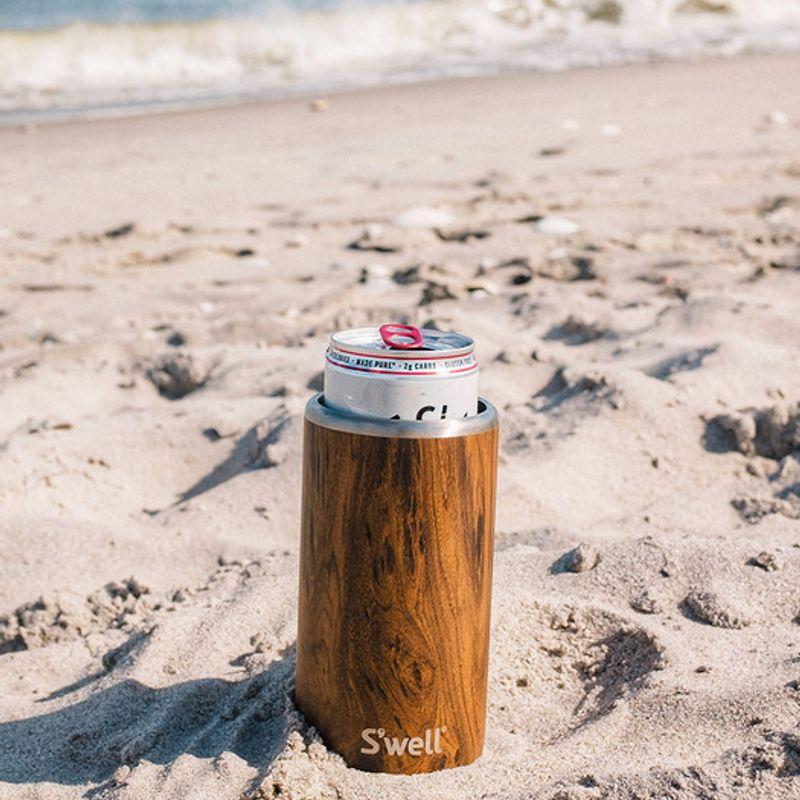 Swell Barware Slim Getränkekühler 350ml Teakholz