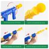 Cat Toys Launch Training Interactive Shooter Gun Teaser Plush Ball Pet Creative Games Stretch Mini Pompoms Kittens Supplies