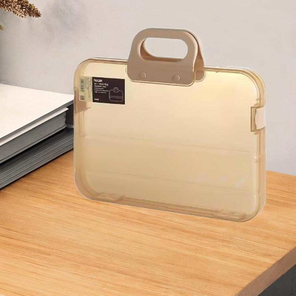 A4 File Storage Box for Office Use with Snaps Documents And Drawings
