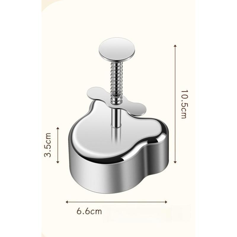 Food Grade 304 Stainless Steel Press Rice Ball Mold Cute Shape Meat Patty Maker Easy Demold Kitchen Rice Ball Maker
