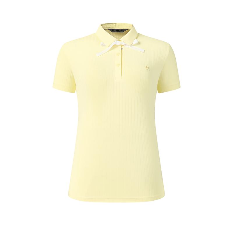 FILA Golf Series Comfortable Pullover Knitted Short Sleeve Golf Shirt Women tops A11W625103F-YE