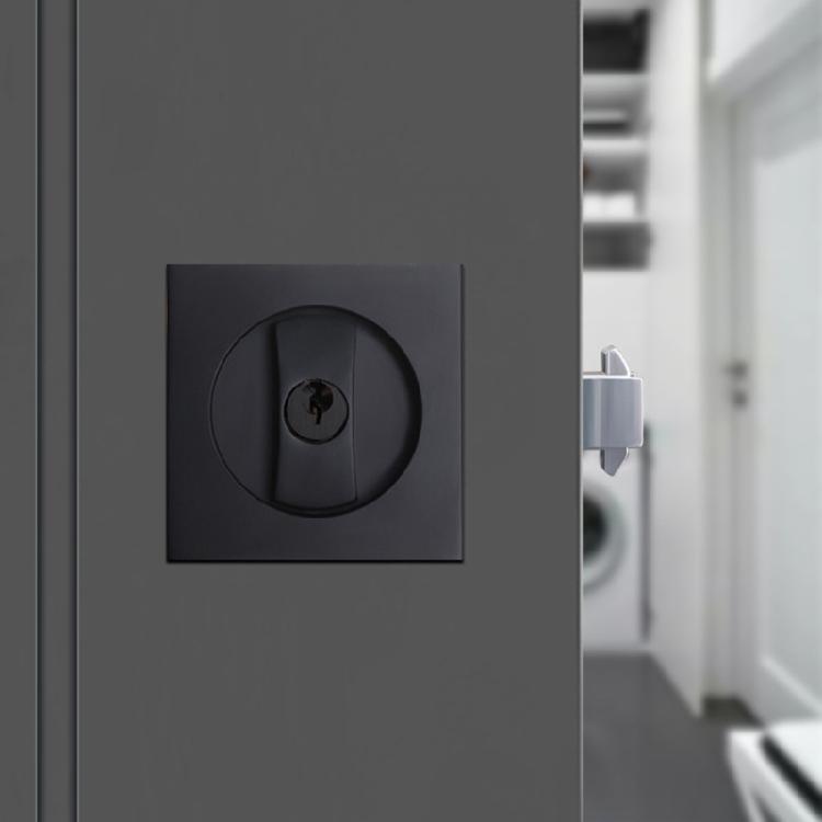 Invisible Recessed Door Lock for Sliding-Door Stainless Steel Privacy Door-Latch