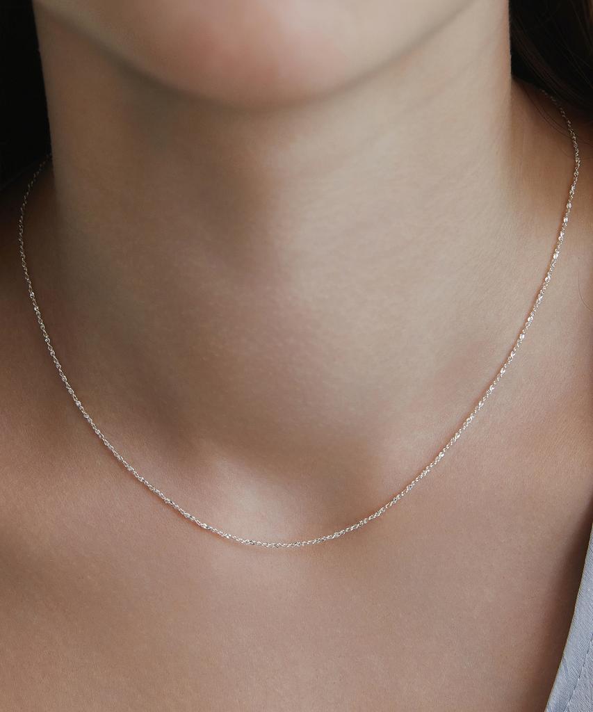Tatiana (Silver925) Shine Tinsel Necklace Nz2017
