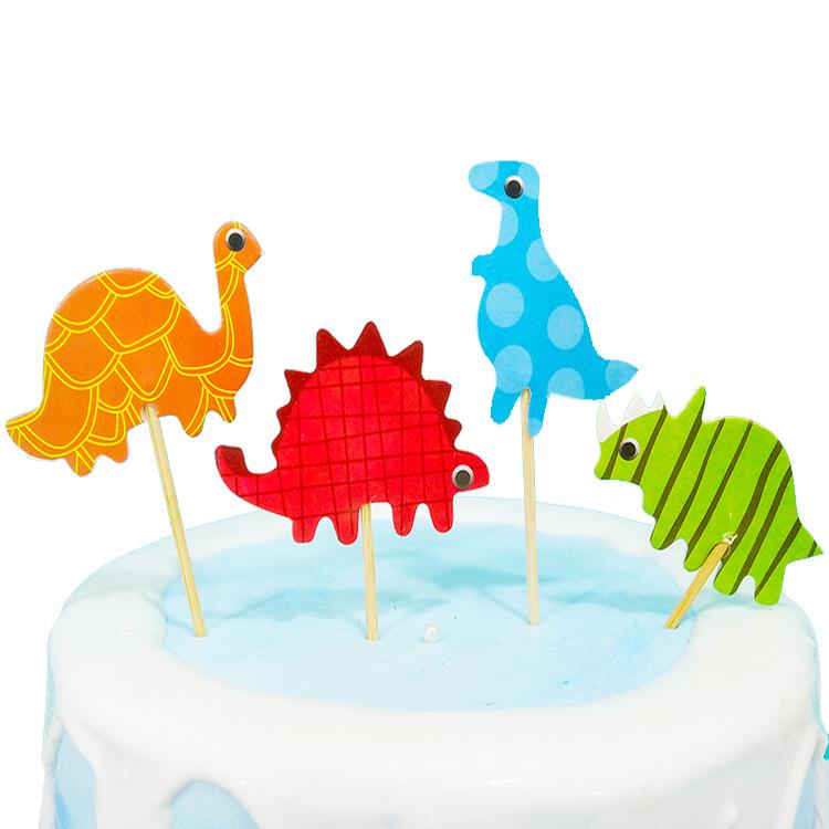 Jurassic Dinosaur Jungle Cake Topper for Boy s Birthday Party