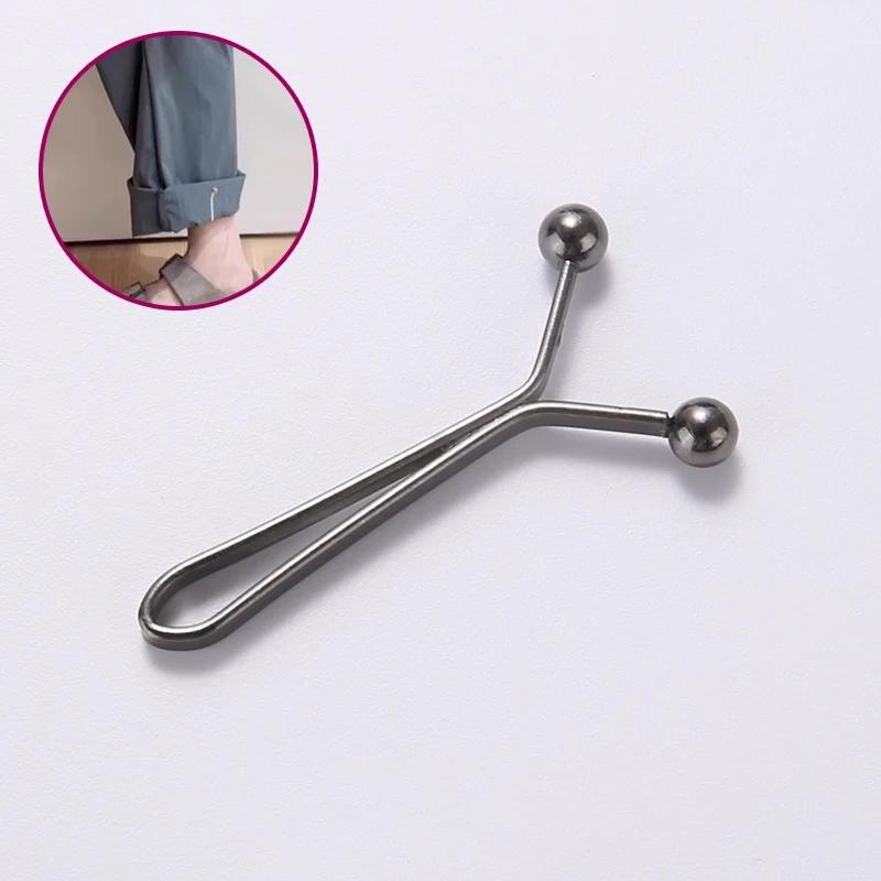 4Pcs Invisible Waist Tightening Clip, Adjustable Metal Jean Button, Pants Waist Reducer Clothing Fastener, Fashion Accessories