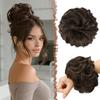 FESHFEN Extensions Chignon Cheveux Défaits Bouclés Chouchous Grande Taille Pièces de Cheveux Synthétiques Donut Chignons Pièces de Cheveux pour Femmes Filles 1.94oz