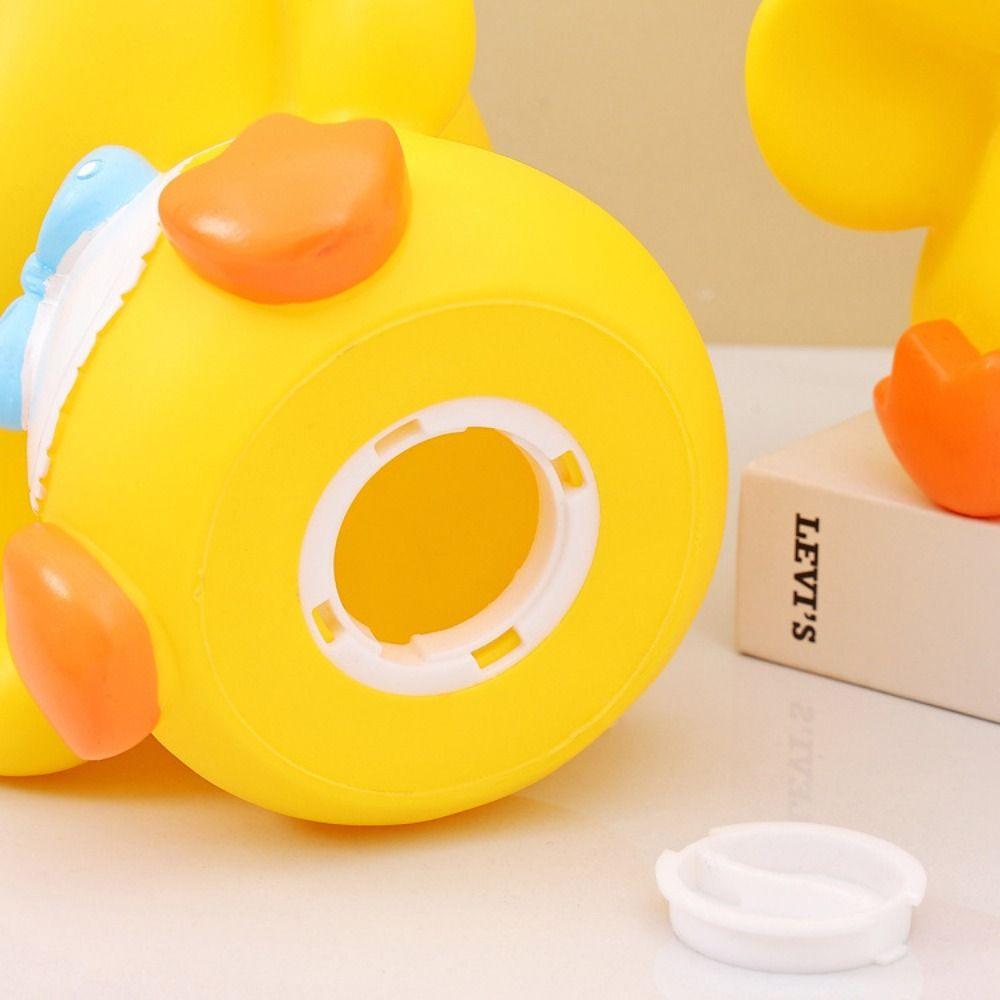 Savings Tank Little Yellow Duck Piggy Bank Decorative Duck Model Piggy Bank  Children/Kids