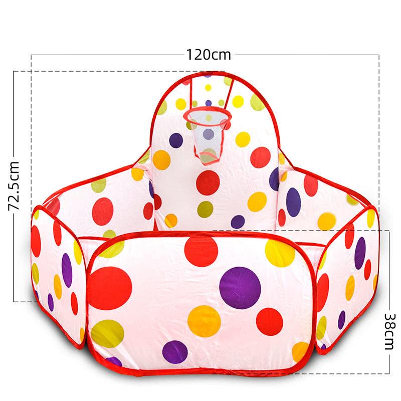 Toy Tent Cartoon Play Game House Ball Pool Pits With Basket Sport Portable Foldable Outdoor Educational Toys For Children Kids
