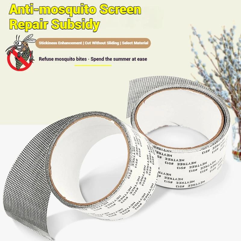 ZEXEF Window Screen Repair Tape Self Adhesive Mesh Tape Net Door Fix Patch Anti Insect Mosquito Mesh Broken Holes Repairing