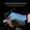 Men's and Women's Summer Half-Finger Cycling Gloves - Breathable, Shock Absorbing, Anti-Slip, Thin, Outdoor Sports Accessories.