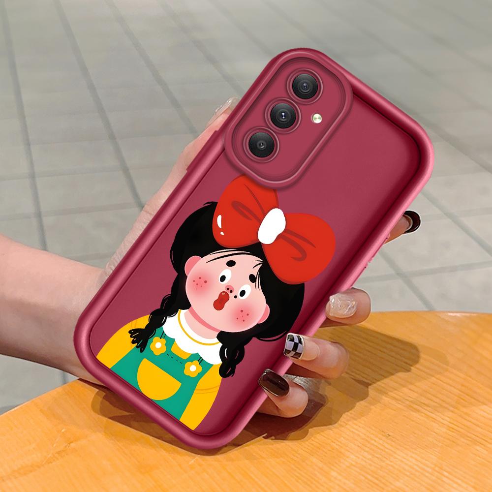 Coque de protection antichoc en silicone souple avec motif de dessin animé pour Huawei Honor Xiaomi Redmi Samsung