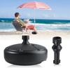 Patio Umbrella Base, Plastic Patio Stand Umbrella Stand Outdoor with water or sand for added weight, providing robust stability in windy conditions f