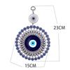 Nordic Hanging Pendant Metal Retro Blue Turkish Eye for Living Room Wall Decoration