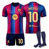Tricou de Fotbal Barcelona Acasă 26-27 pentru Copii și Adulți MESSI #10