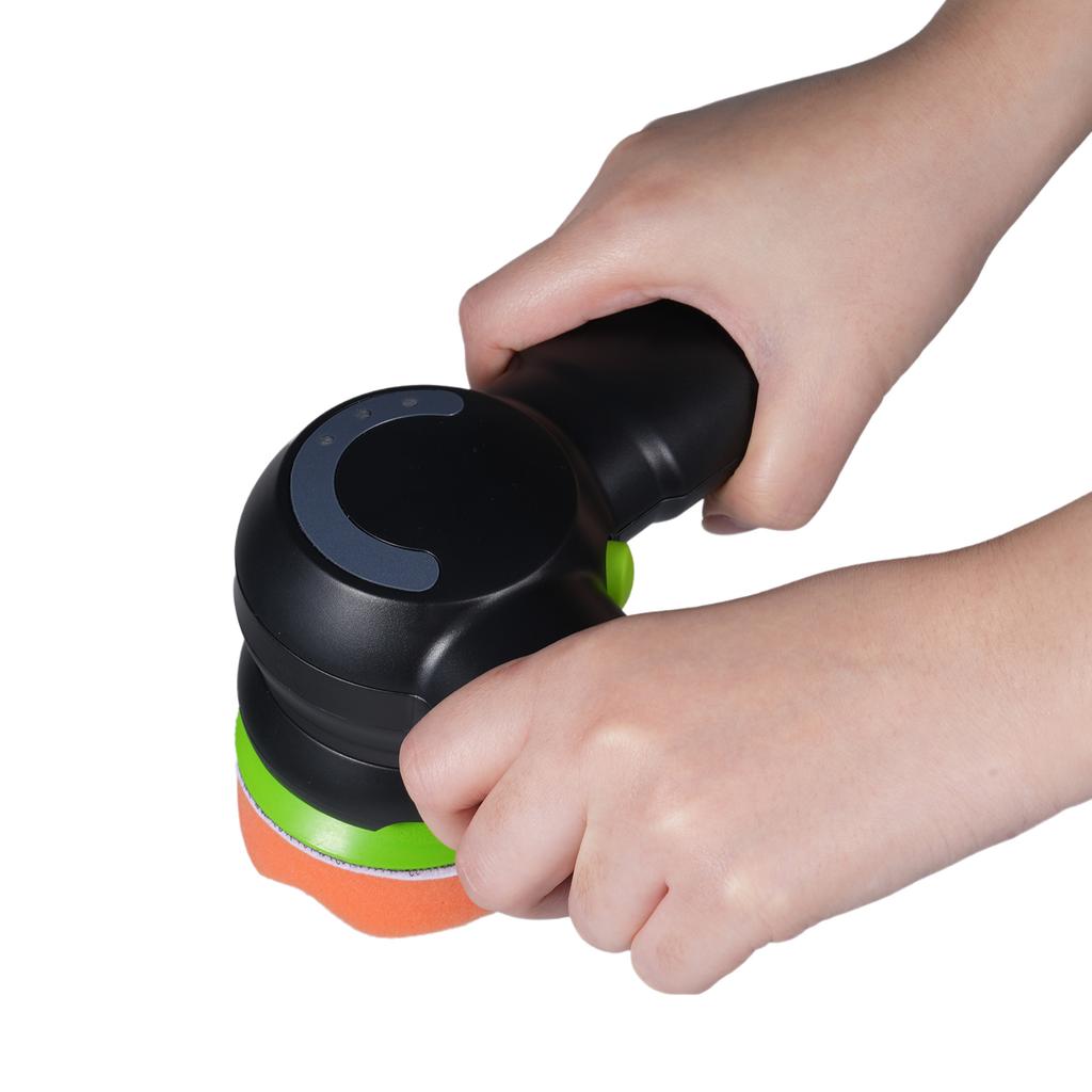 Cordless Car Polisher 7.4V Battery Car Buffer with 3 Gear Speed 4inch Portable Polishing Machine Kit with 8pcs