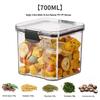 Transparent Plastic Food-Grade Storage Jar for Candy, Tea, Grains, and Cereal