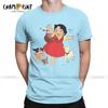Heidi The Girl From The Alps T Shirt Men Casual TShirt Round Collar Goat Anime Tee Shirt Short Sleeve Clothes Birthday Present