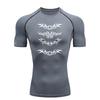 Men's Sports Training Summer fitness suit Breathable Compression Running  Rashgard Tops Tee Quick Dry Short Sleeve T-Shirt
