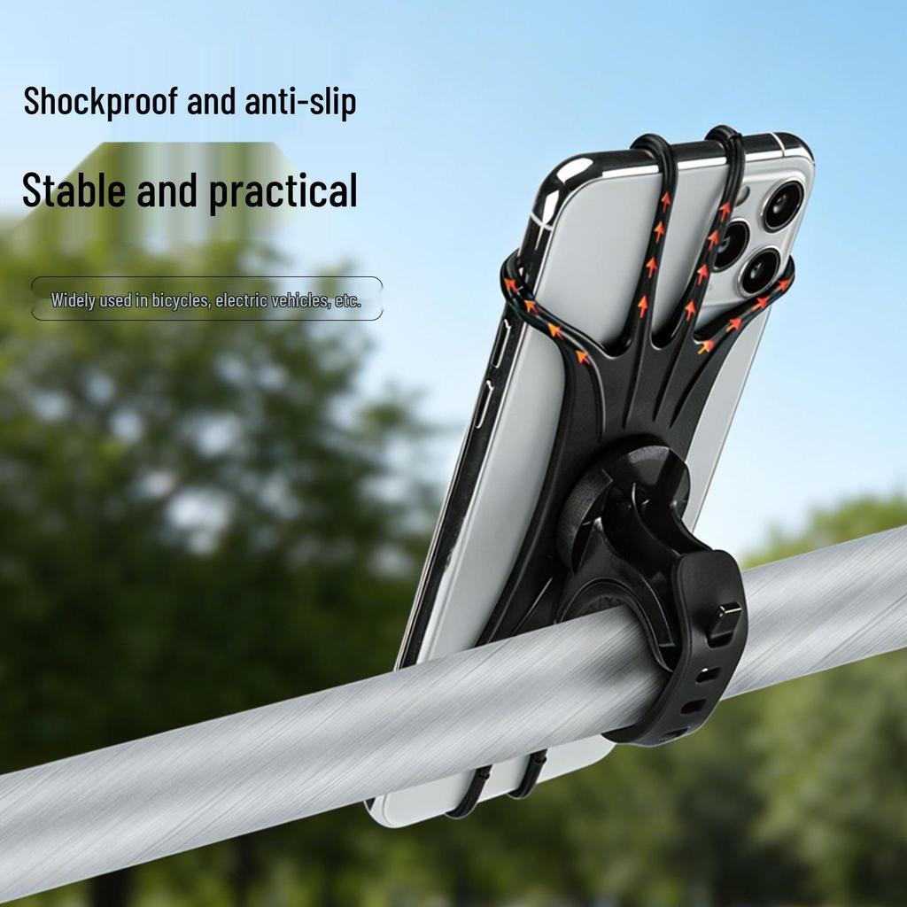 Silicone Bike Phone Holder & Handlebar Mount