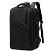 Men's Expandable Waterproof Business Travel Backpack, Large Capacity, Oxford Cloth, for Laptops.