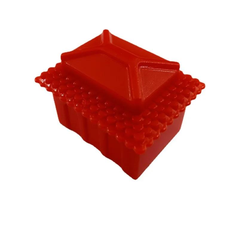 60Pcs/Set Sales Of Monopoly Game Chess House, Hotel, Three-Dimensional Small House Accessories