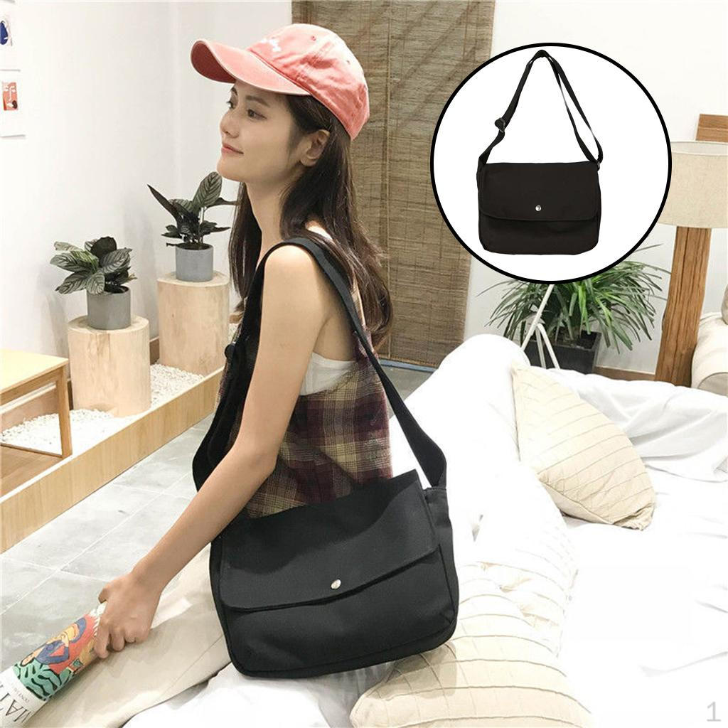 

Сумка Холщовая Наплечная Сумка-тоут Повседневные Деловые Портфели чёрный