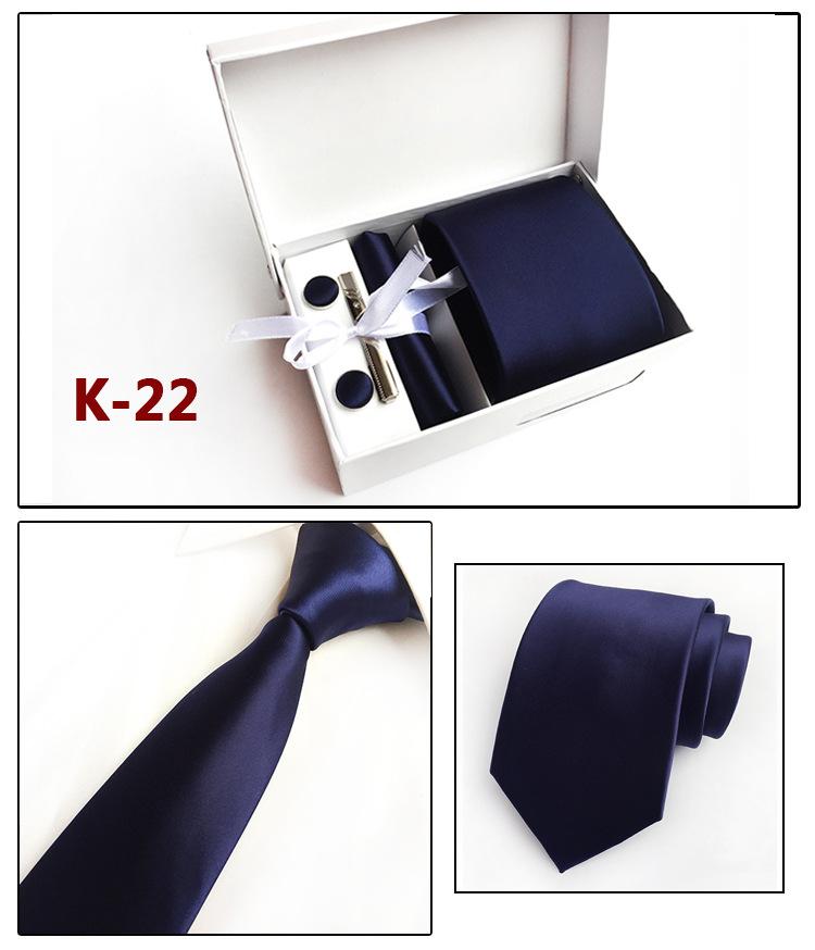 Herren-Krawatten-Geschenkbox 6-teiliges Set Gruppenkrawatte Business-Krawatte