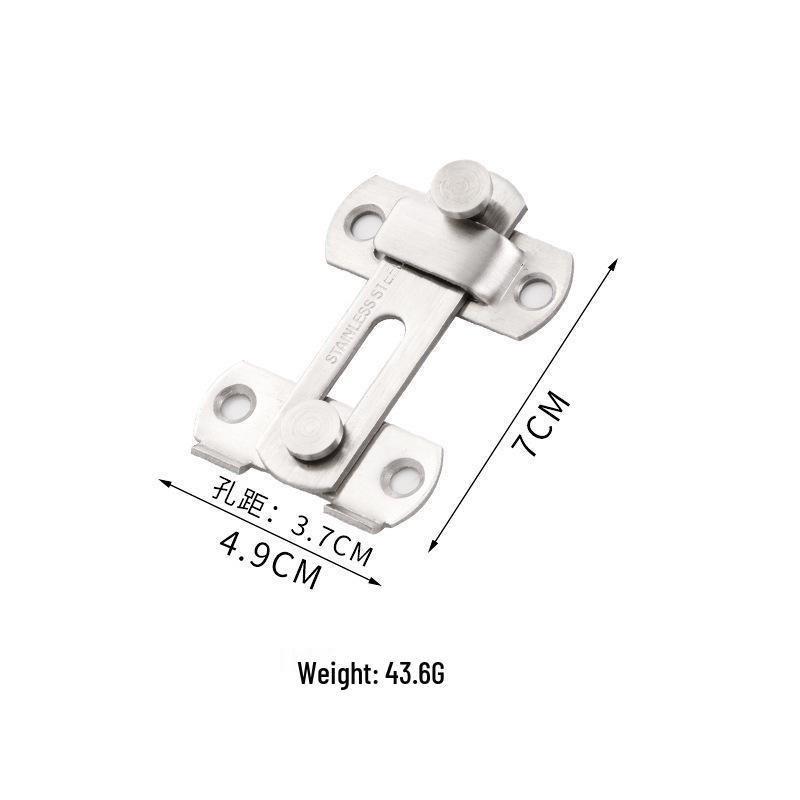 90° Stainless Steel Anti-Theft Door Latch for Barn & Pet Cage