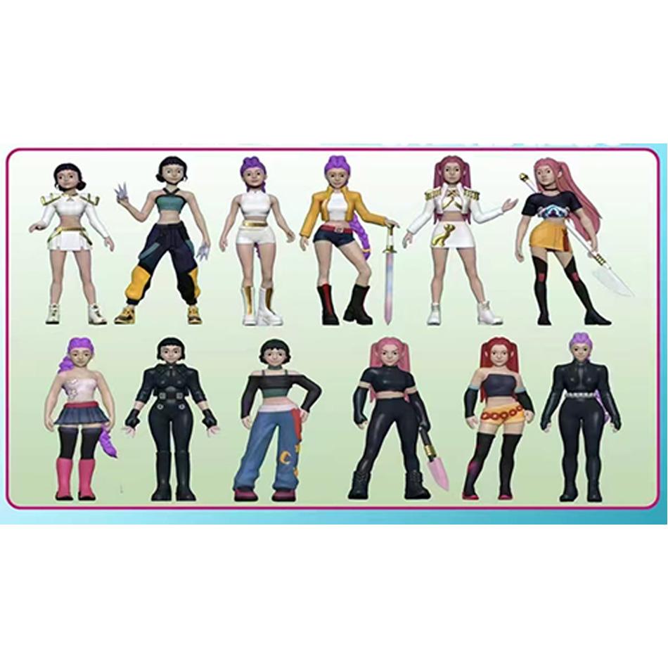 Dämonenjäger Figuren Huntrix Figuren Kpop Dämonenjäger Figur Spielzeug Derpys Tiger Rumi Italienischer Hirnverfall Figur Ornament