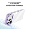 For iPhone 17 Pro Case Anti-Collision TPE + TPU Clear Back Phone Cover Large Camera Cutout