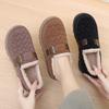 New Winter Woolen Warm Shoes for Women, Thick-soled Anti-slip Comfortable Shoes, Cotton Shoes