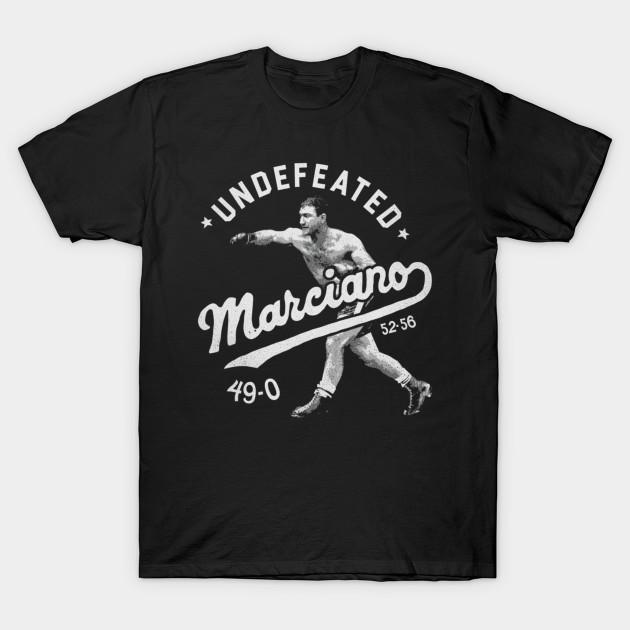 Мужская черная футболка с принтом Рокки Марчиано Печать на трансферной бумаге без вырезания Хлопковая футболка S чёрный