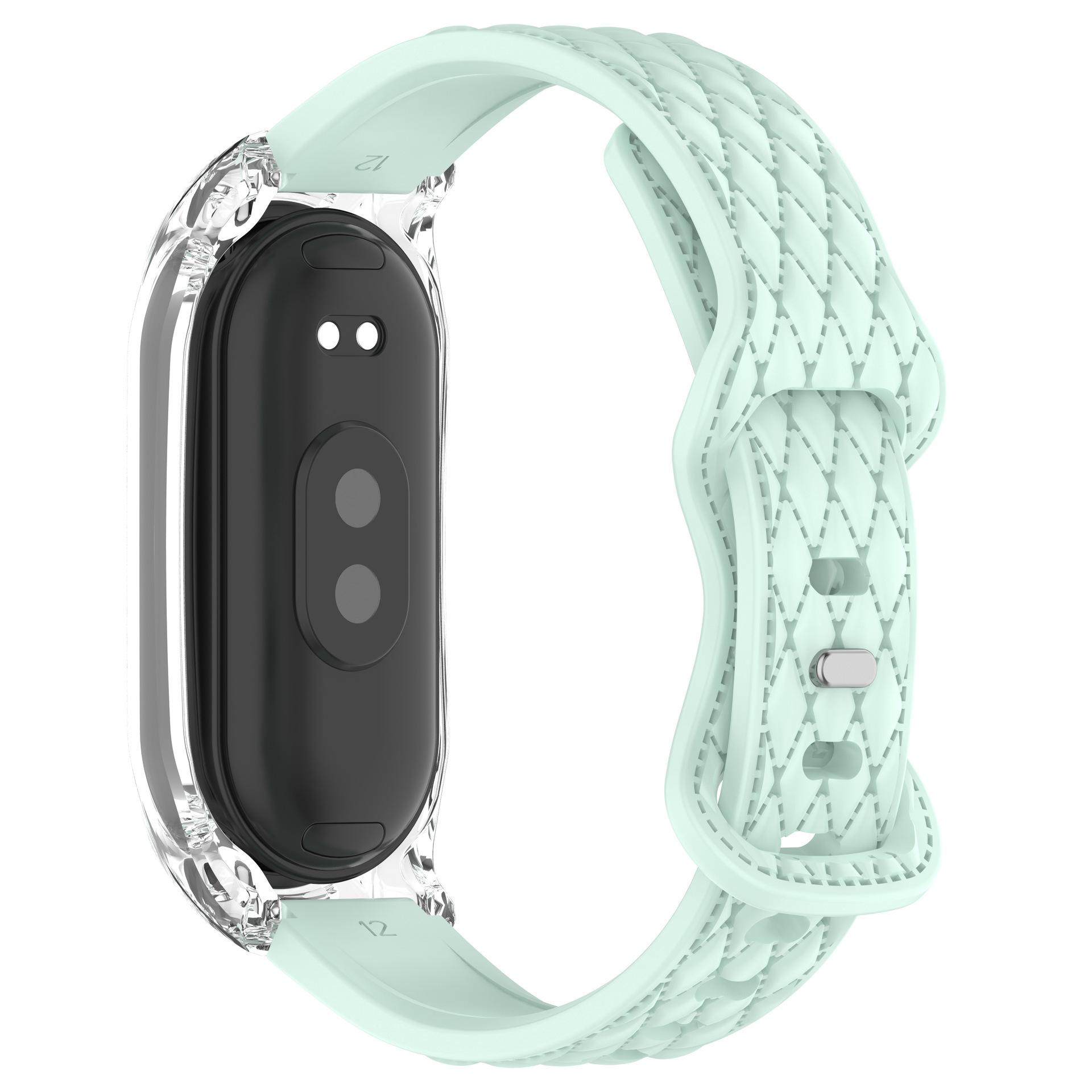 

Чехол+силиконовый ремешок для Xiaomi Mi Band 10 Sport резиновый браслет наручный ремешок pulseira correa для Xiaomi Smart Band 10 9 8 NFC аксессуары Xiaomi Smart Band 9 волшебный монетный двор